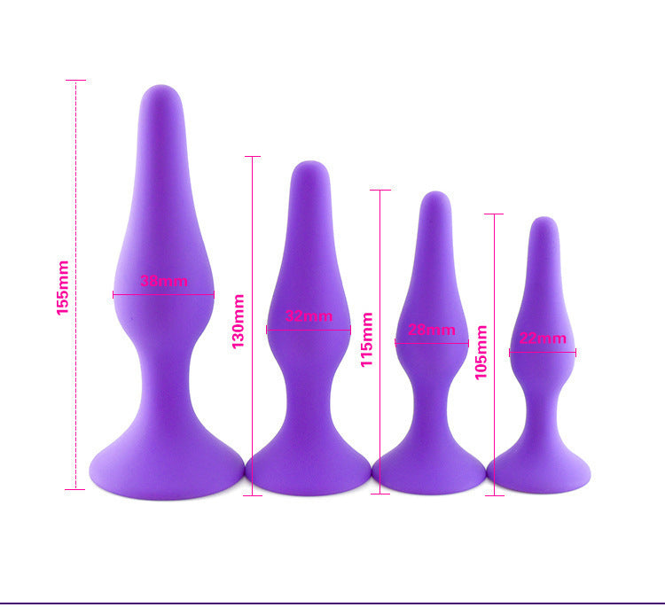 4-Pack Silicone Rectal Trainers