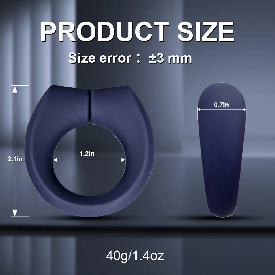 Ultra Flexible Vibrating Cock Ring
