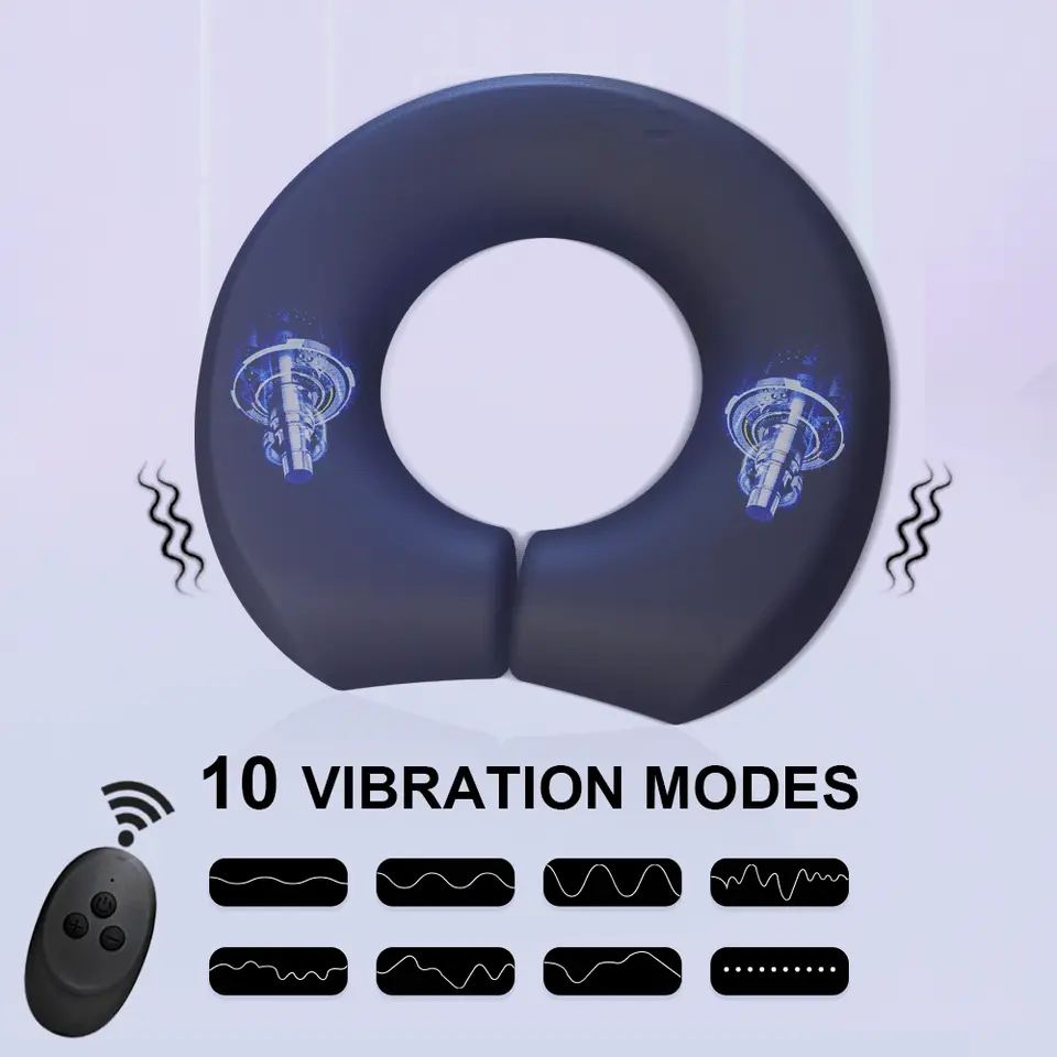 Ultra Flexible Vibrating Cock Ring