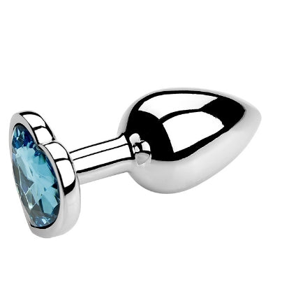 Heart Jewel Stainless Steel Butt Plug