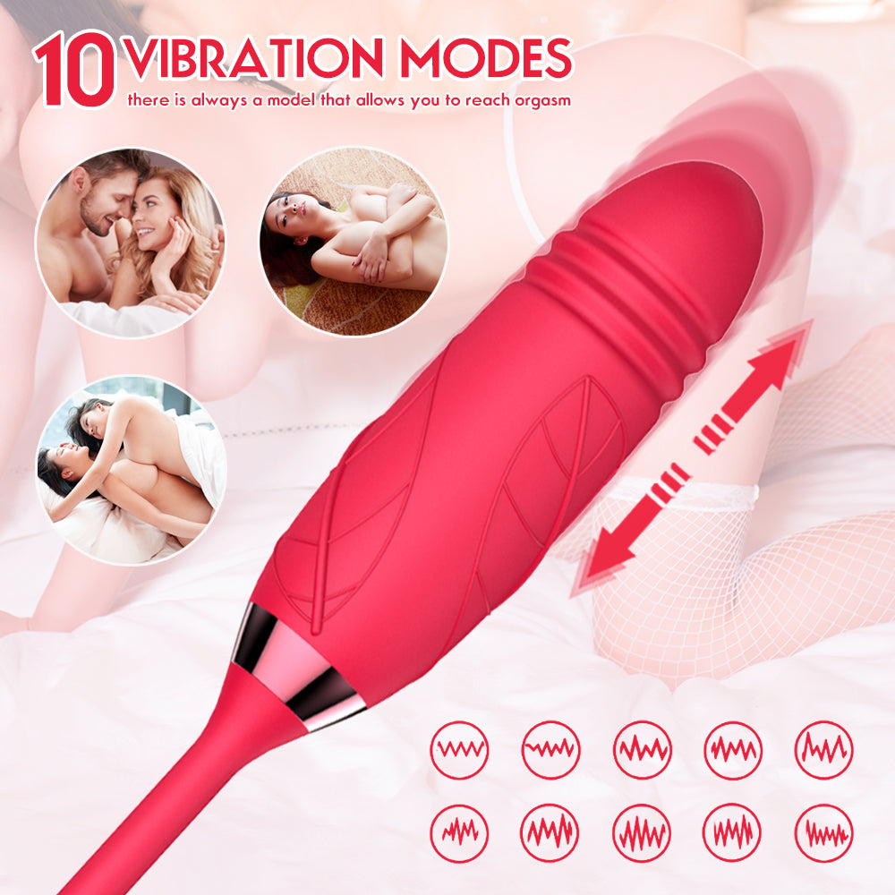 Double Ended Rose Vibrator