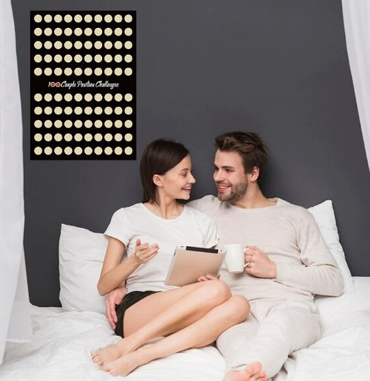100 Sexy Positions Scratch Off Poster Date Night