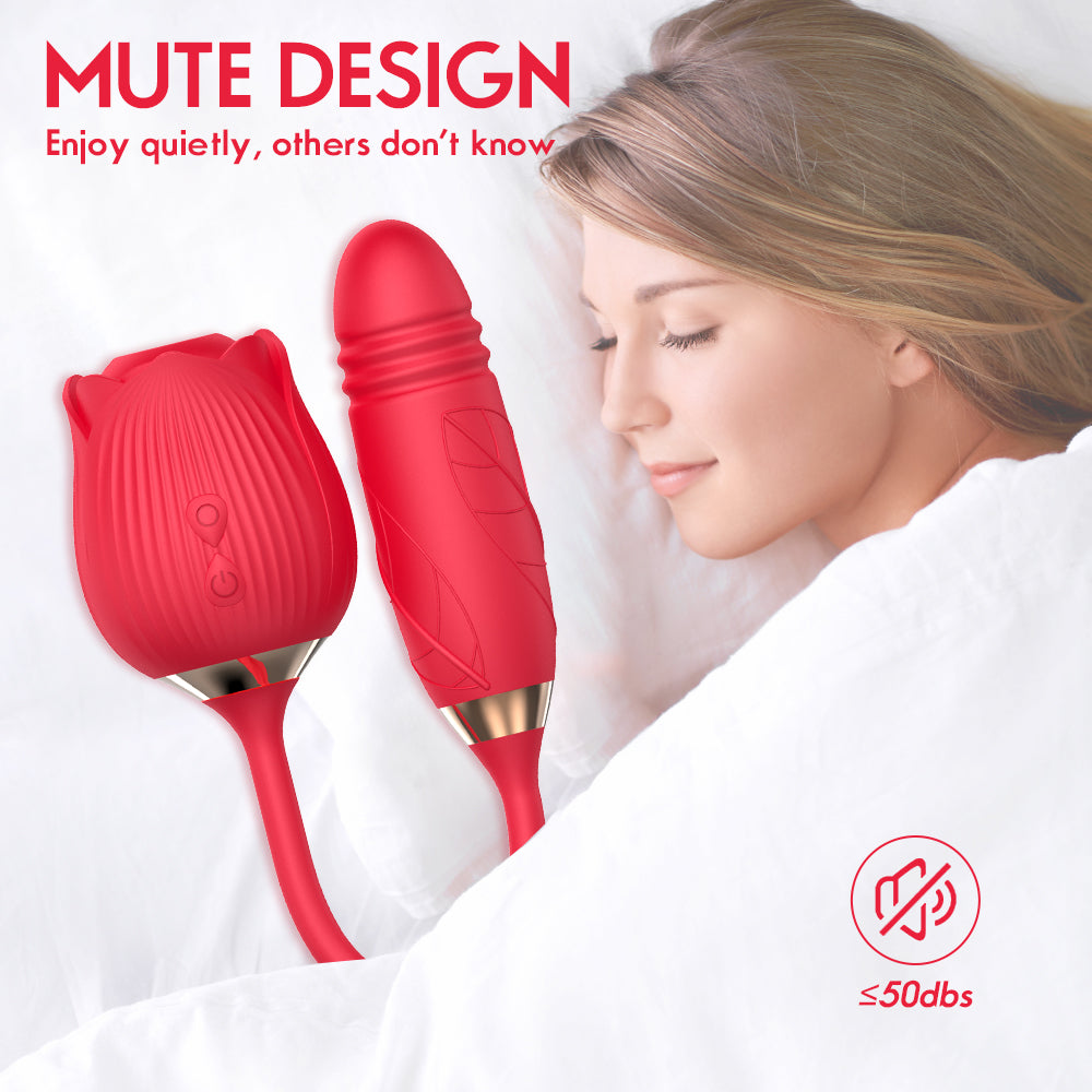 Double Ended Rose Vibrator