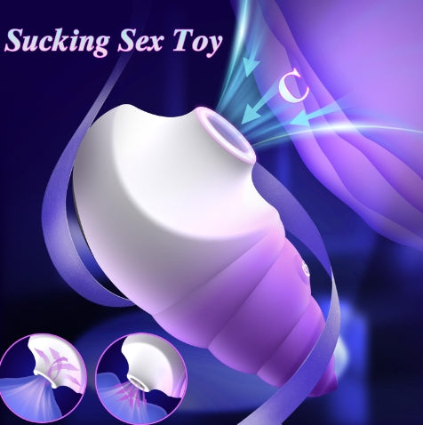 Conch- Shaped Clitoral Suctions Vibrator