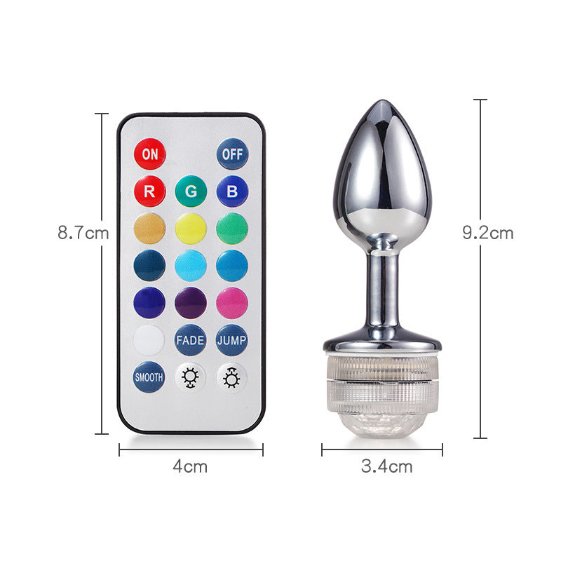 Heart Shaped LED Anal Plug