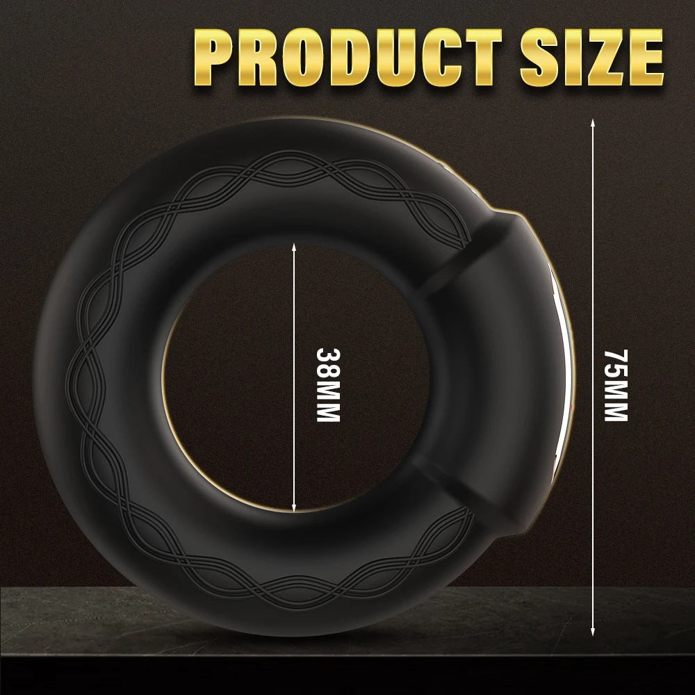 App Controlled Vibrating Cock Ring With Heating
