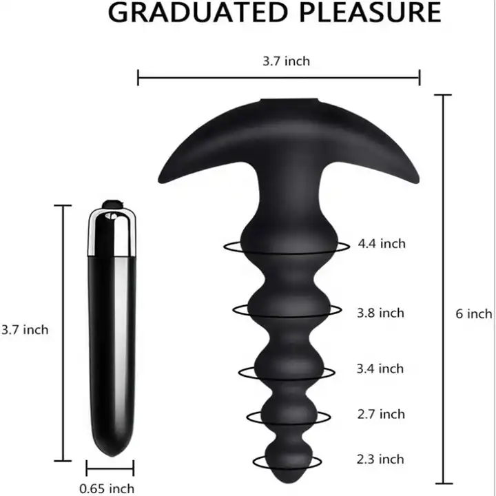 2-in-1 Anal Beads Vibrator