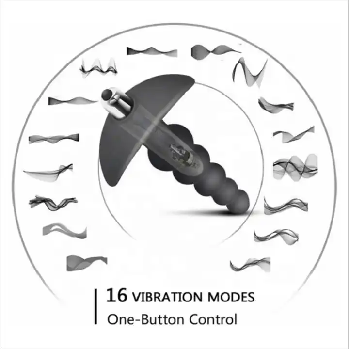 2-in-1 Anal Beads Vibrator