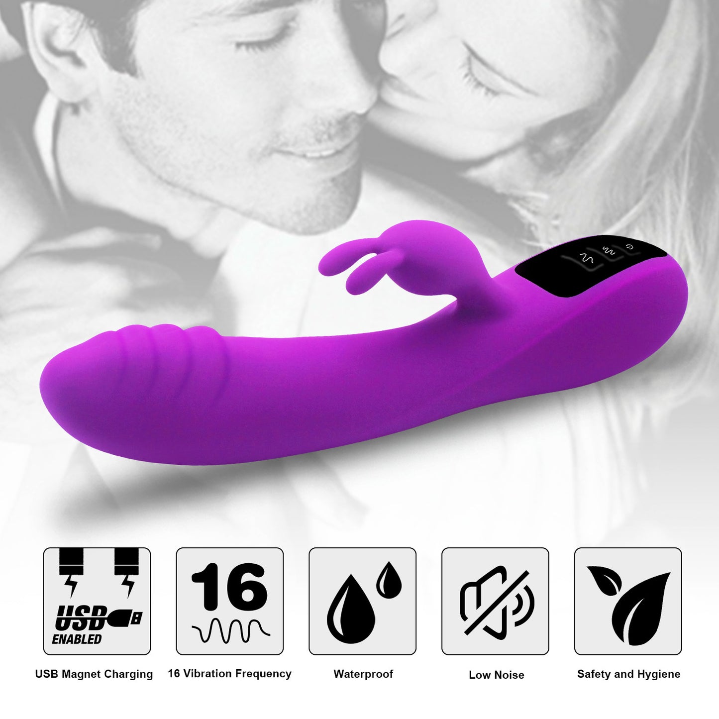 Rabbit Vibrator Dual Motor