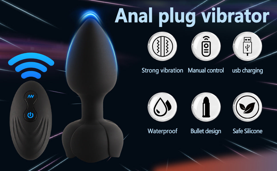 Light Up Rose Anal Vibrator