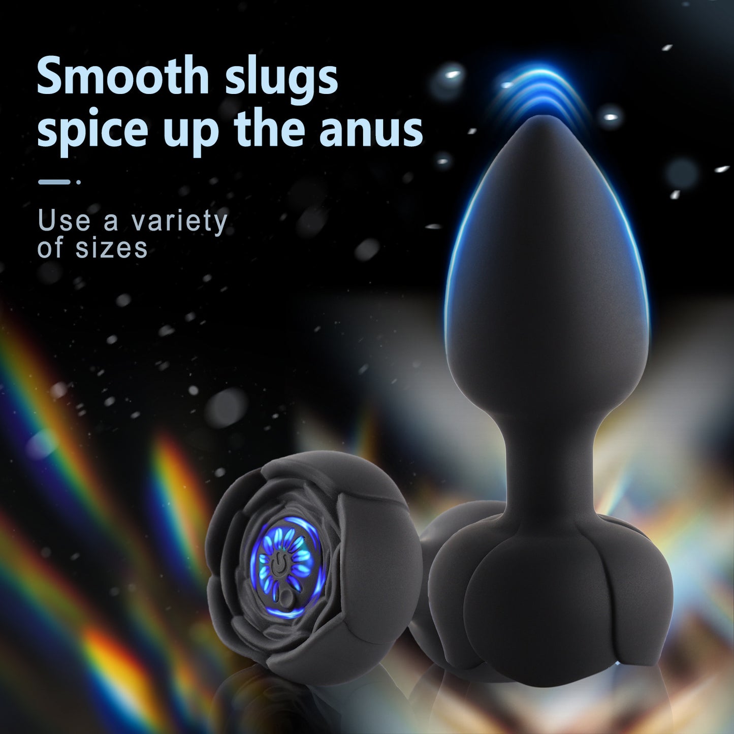 Light Up Rose Anal Vibrator