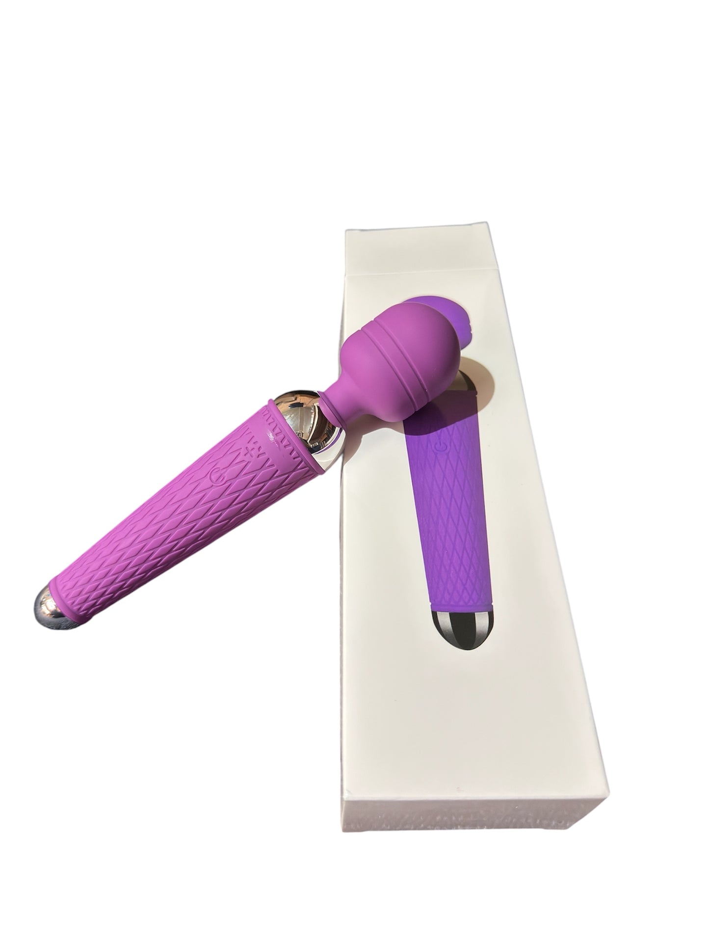 Purple female wand vibrator. Luxury Female sex toys Australia, discreet packaging- BehindClosedDoors.