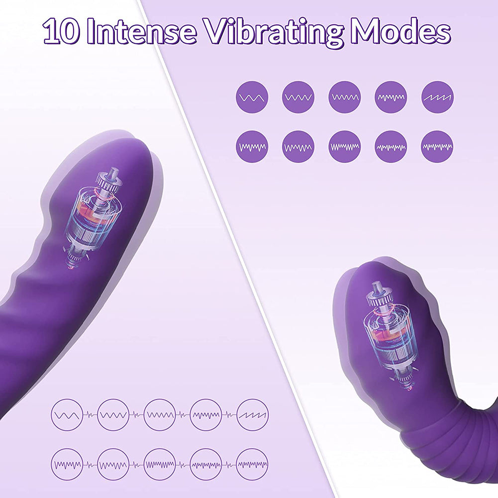 Strapless Vibrating Strap On
