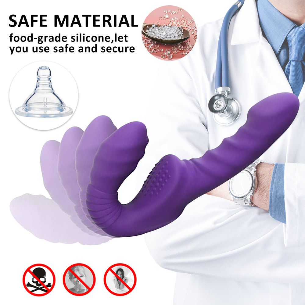 Strapless Vibrating Strap On