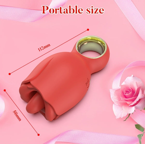 Rose Rotating Tongue Vibrator
