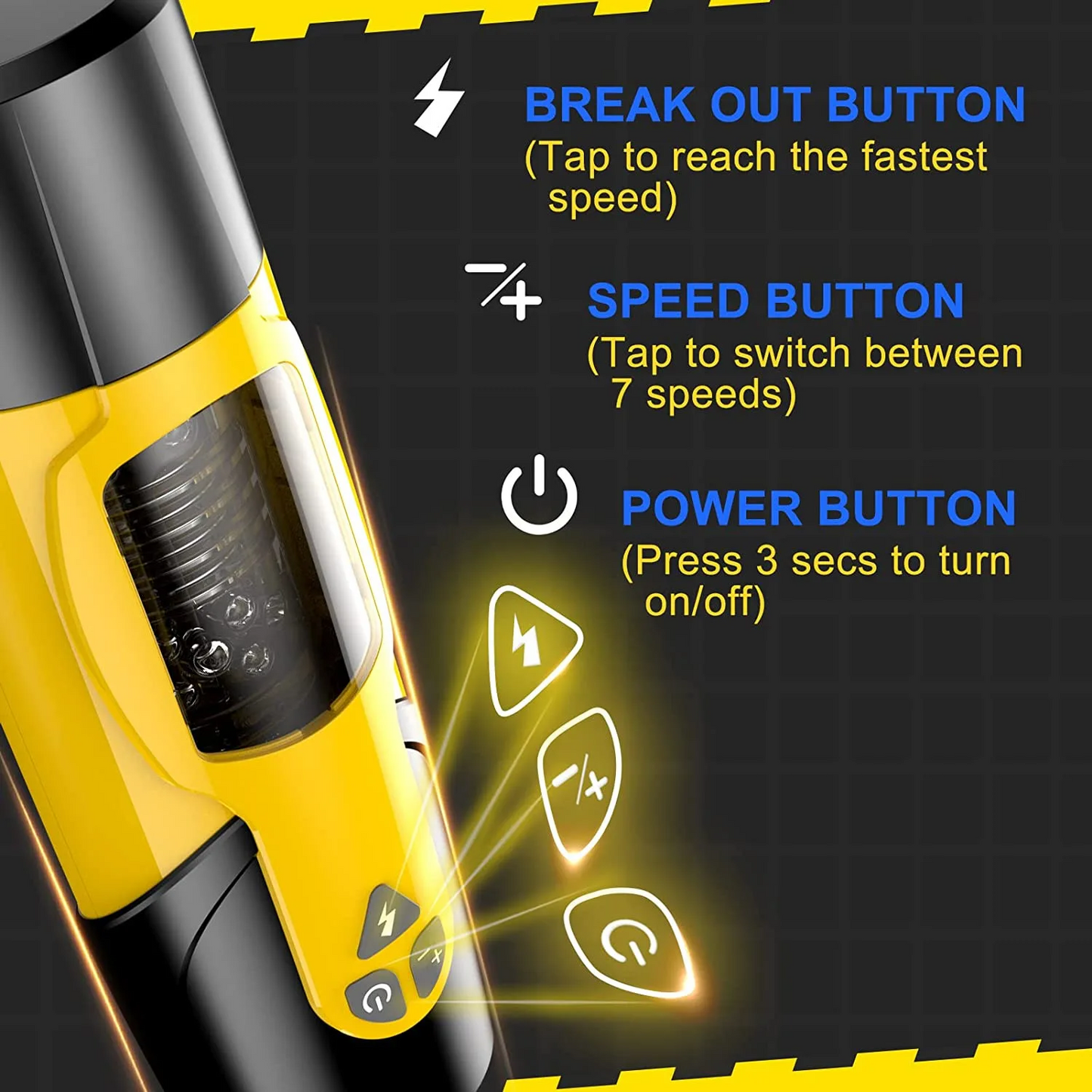 Automatic Thrusting & Rotating Male Masturbator
