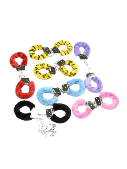 Spice up your night with these soft furry hand cuffs. Discreet shipping in Australia at BehindClosedDoors.