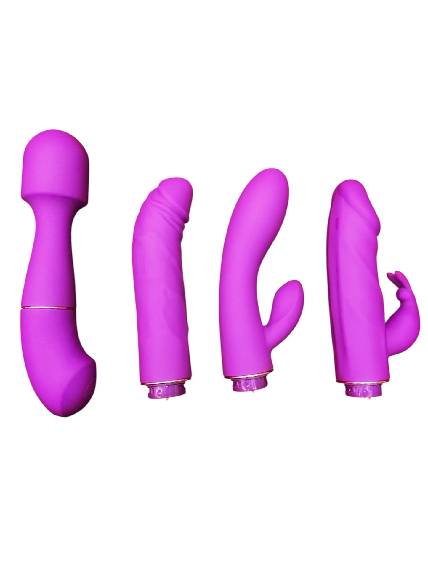 Luxury female vibrator kit with differnt attachable heads. Female sex toys Australia, Discreet packaging Australia- BehindClosedDoors. 